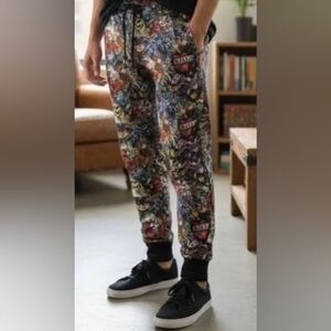 Ed Hardy Mens Multicolor Graphic Loungewear Pants SZ S